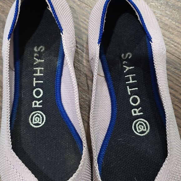 - Rothys light pink Birdseye flats size 7 - Picture 2 of 8